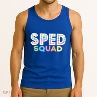 Sped Squad Special Education Teacher Meaningful Gift Tank Top thumb 3