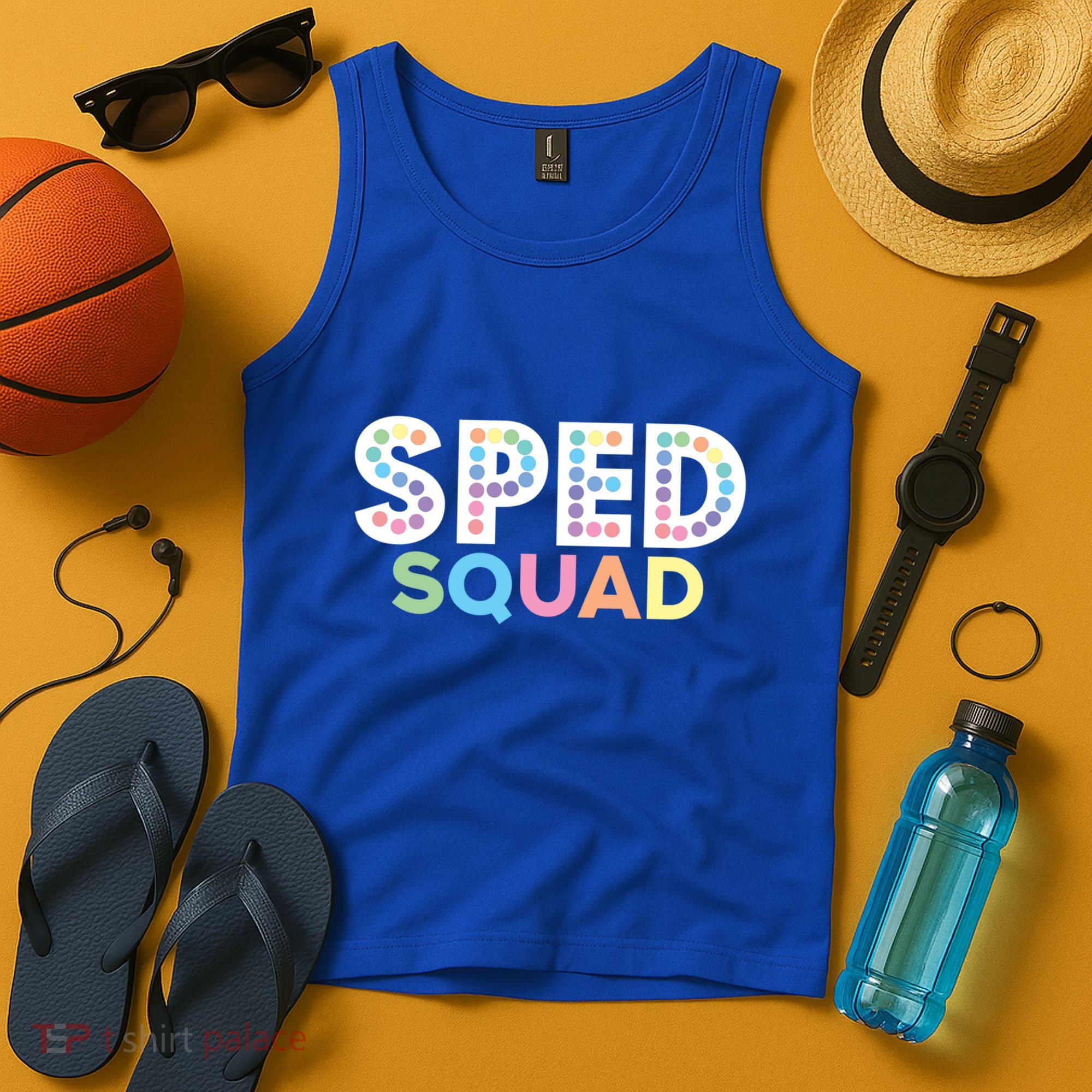 Sped Squad Special Education Teacher Meaningful Gift Tank Top