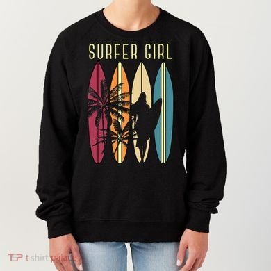 Surfer Surfboard Surfing Wo Surf Ocean Surfing Women's Sweatshirt