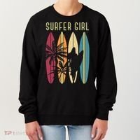 Surfer Surfboard Surfing Wo Surf Ocean Surfing Women's Sweatshirt thumb 0