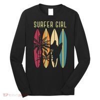 Surfer Surfboard Surfing Wo Surf Ocean Surfing Long Sleeve Shirt thumb 0