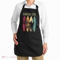 Surfer Surfboard Surfing Wo Surf Ocean Surfing Apron thumb 2