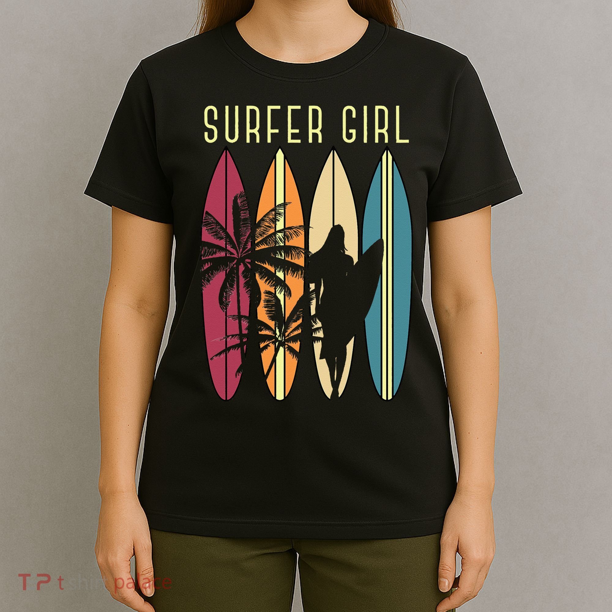 Surfer Surfboard Surfing Wo Surf Ocean Surfing T-Shirt