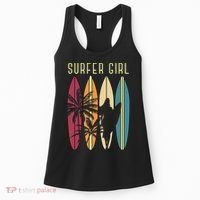 Surfer Surfboard Surfing Wo Surf Ocean Surfing Women's Tank Top thumb 0