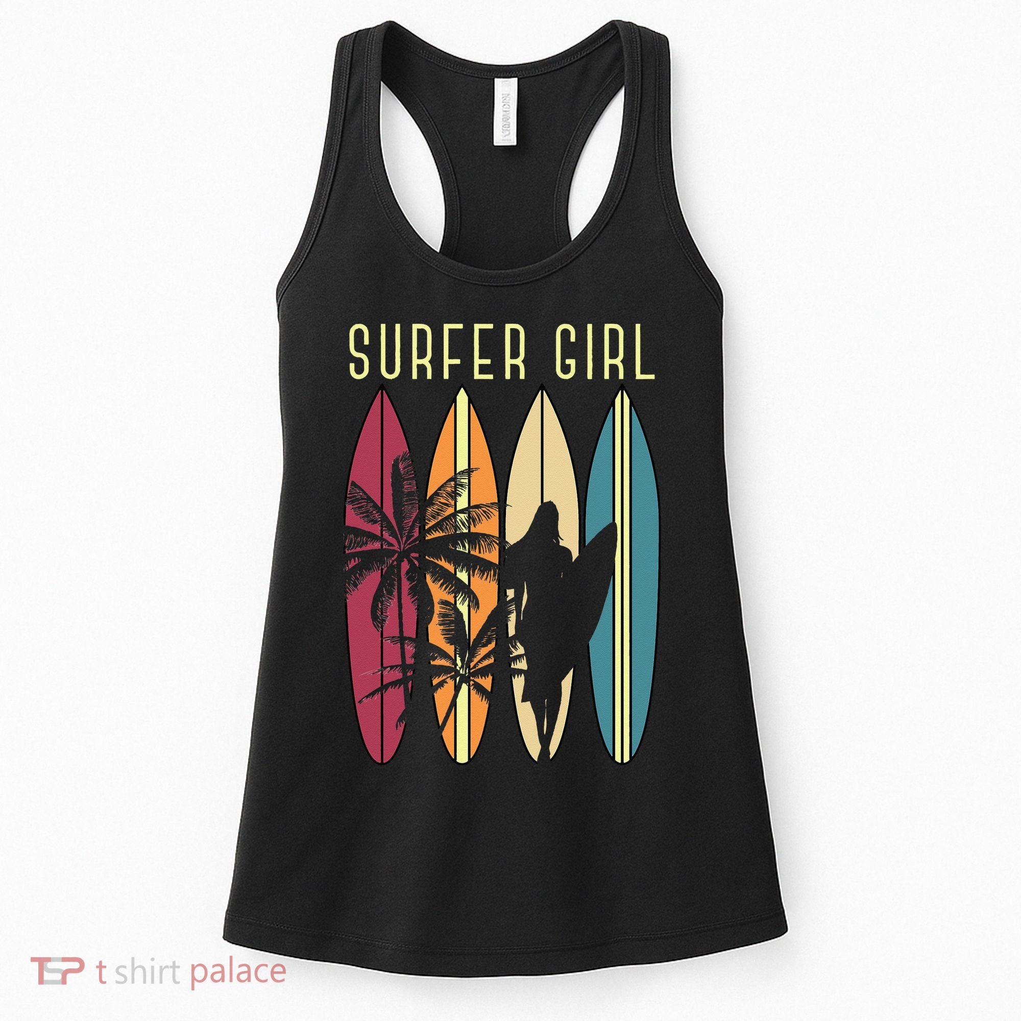 Surfer Surfboard Surfing Wo Surf Ocean Surfing Women's Tank Top