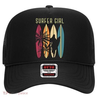 Surfer Surfboard Surfing Wo Surf Ocean Surfing Hat