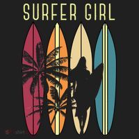 Surfer Surfboard Surfing Wo Surf Ocean Surfing Hat thumb 2
