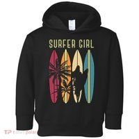 Surfer Surfboard Surfing Wo Surf Ocean Surfing Toddler Hoodie thumb 0