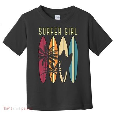 Surfer Surfboard Surfing Wo Surf Ocean Surfing Toddler T-Shirt