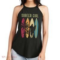Surfer Surfboard Surfing Wo Surf Ocean Surfing Women's Perfect Tri Rocker Tank thumb 2