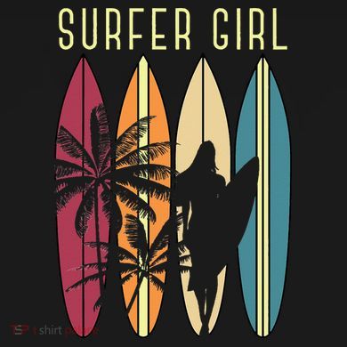 Surfer Surfboard Surfing Wo Surf Ocean Surfing Women's Perfect Tri Rocker Tank