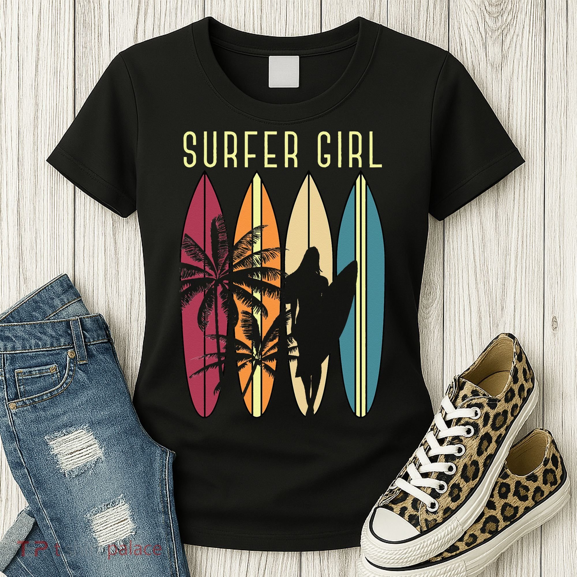 Surfer Surfboard Surfing Wo Surf Ocean Surfing Women's T-Shirt