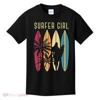 Surfer Surfboard Surfing Wo Surf Ocean Surfing Kids T-Shirt thumb 0