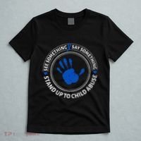See Something Say Something Child Abuse Awareness Ribbon T-Shirt thumb 5