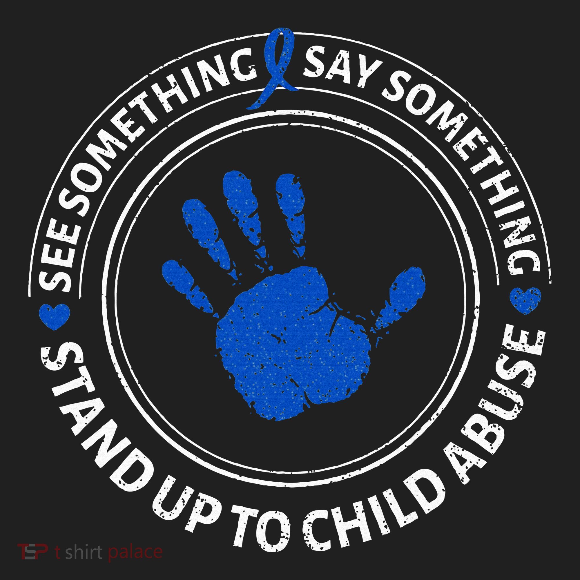 See Something Say Something Child Abuse Awareness Ribbon Beanie