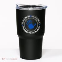 See Something Say Something Child Abuse Awareness Ribbon Tumbler thumb 0