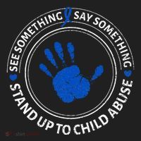 See Something Say Something Child Abuse Awareness Ribbon Hat thumb 2