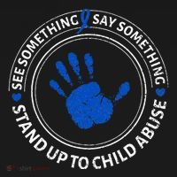 See Something Say Something Child Abuse Awareness Ribbon Toddler T-Shirt thumb 4
