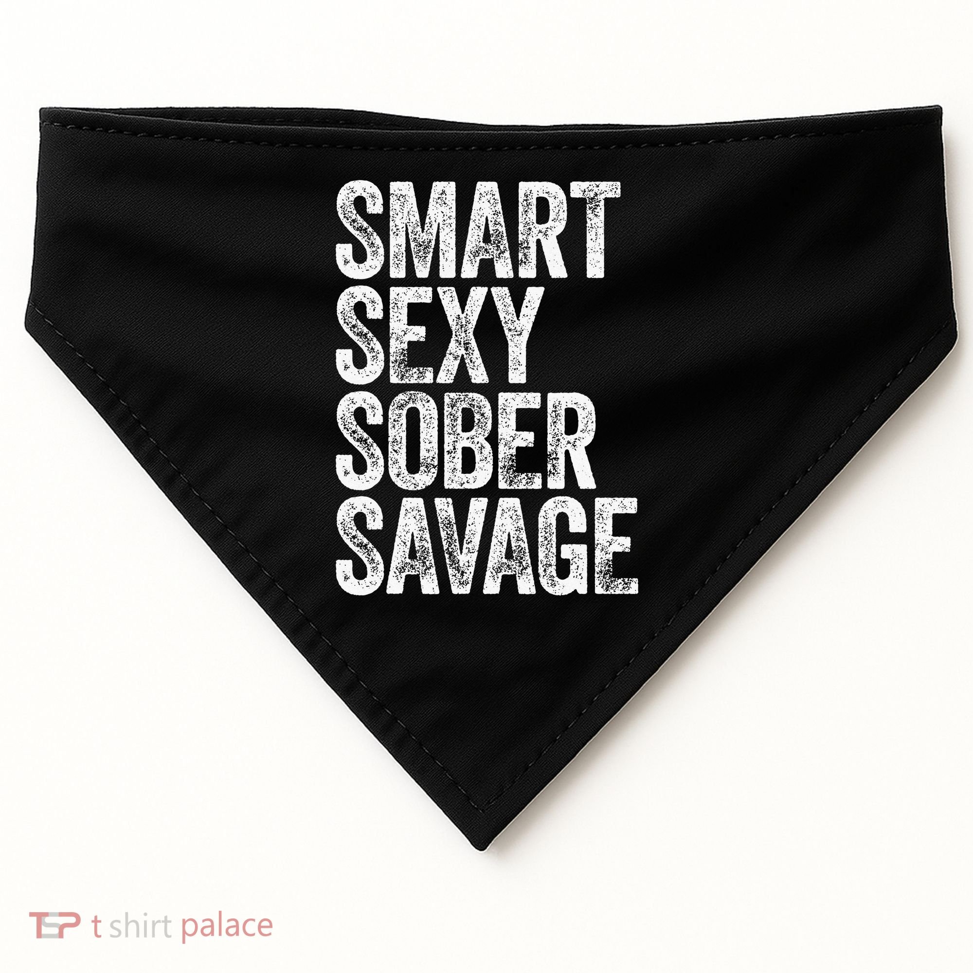 Smart Sexy Sober Savage USA-Made Doggie Bandana