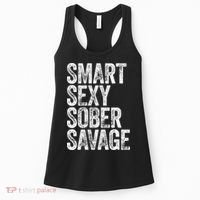 Smart Sexy Sober Savage Women's Tank Top thumb 0