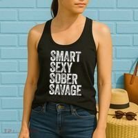 Smart Sexy Sober Savage Women's Tank Top thumb 2