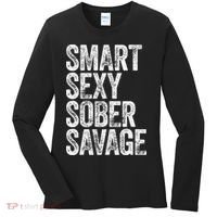 Smart Sexy Sober Savage Women's Long Sleeve Shirt thumb 0