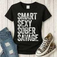 Smart Sexy Sober Savage Women's T-Shirt thumb 3