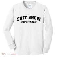 Shit Show Supervisor Kids Long Sleeve Shirt thumb 0