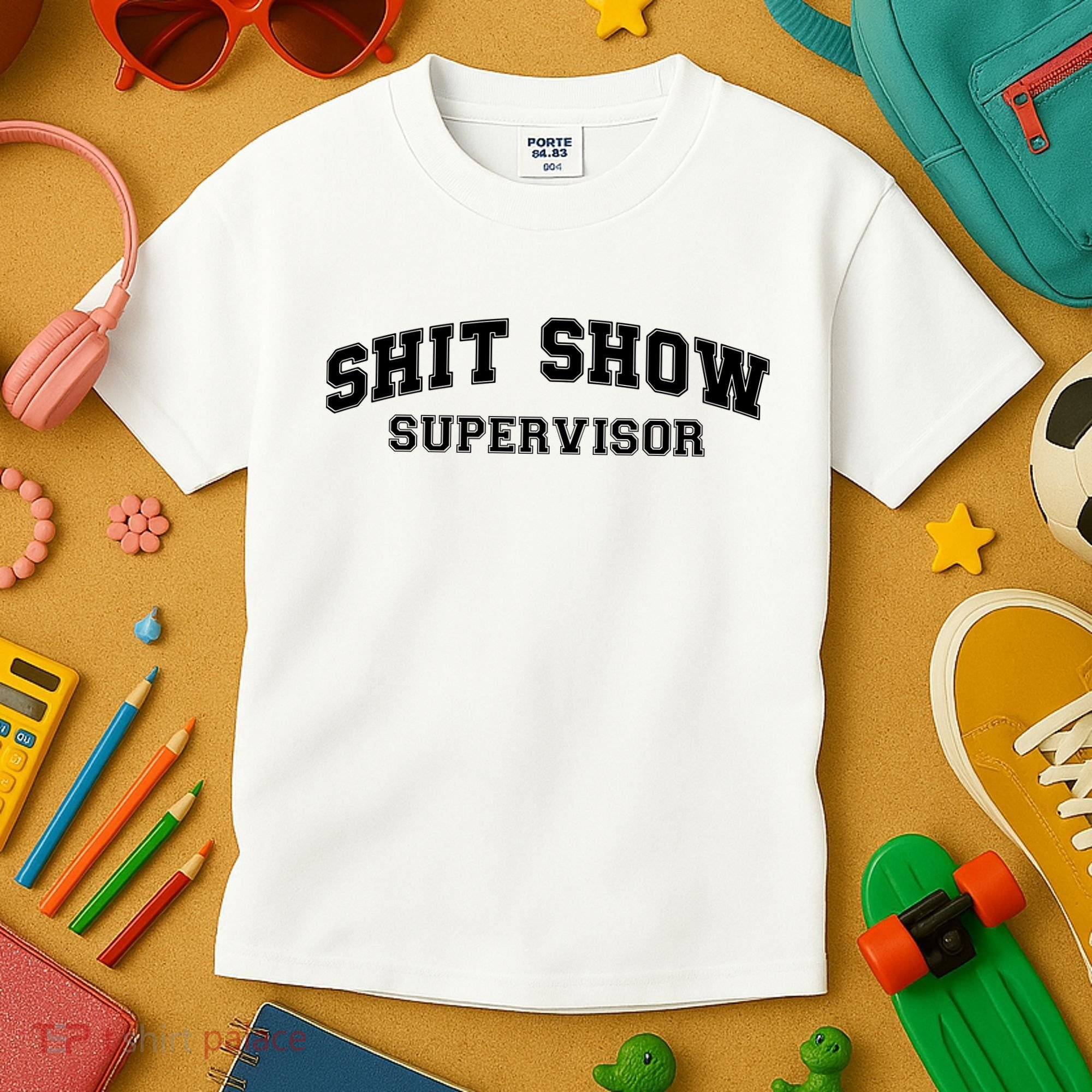 Shit Show Supervisor Kids T-Shirt