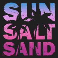 Sun Salt Sand Funny Palm Sun Retro Beach Summer Tumbler thumb 3