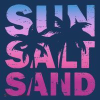 Sun Salt Sand Funny Palm Sun Retro Beach Summer Baby Bodysuit thumb 2