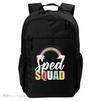 Sped Squad Sped Teacher Rainbow Special Education Teacher Gift Backpack thumb 0