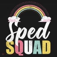 Sped Squad Sped Teacher Rainbow Special Education Teacher Gift Backpack thumb 2