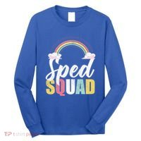 Sped Squad Sped Teacher Rainbow Special Education Teacher Gift Long Sleeve Shirt thumb 0