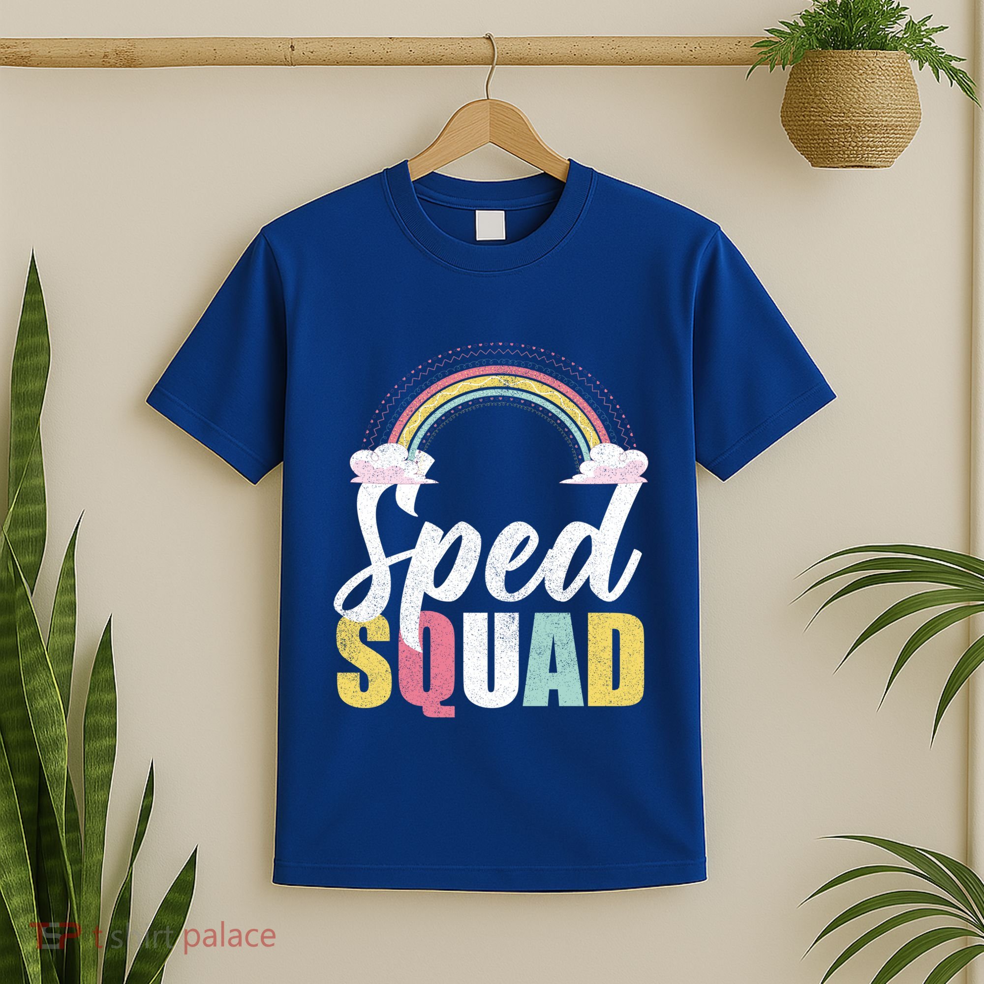 Sped Squad Sped Teacher Rainbow Special Education Teacher Gift T-Shirt