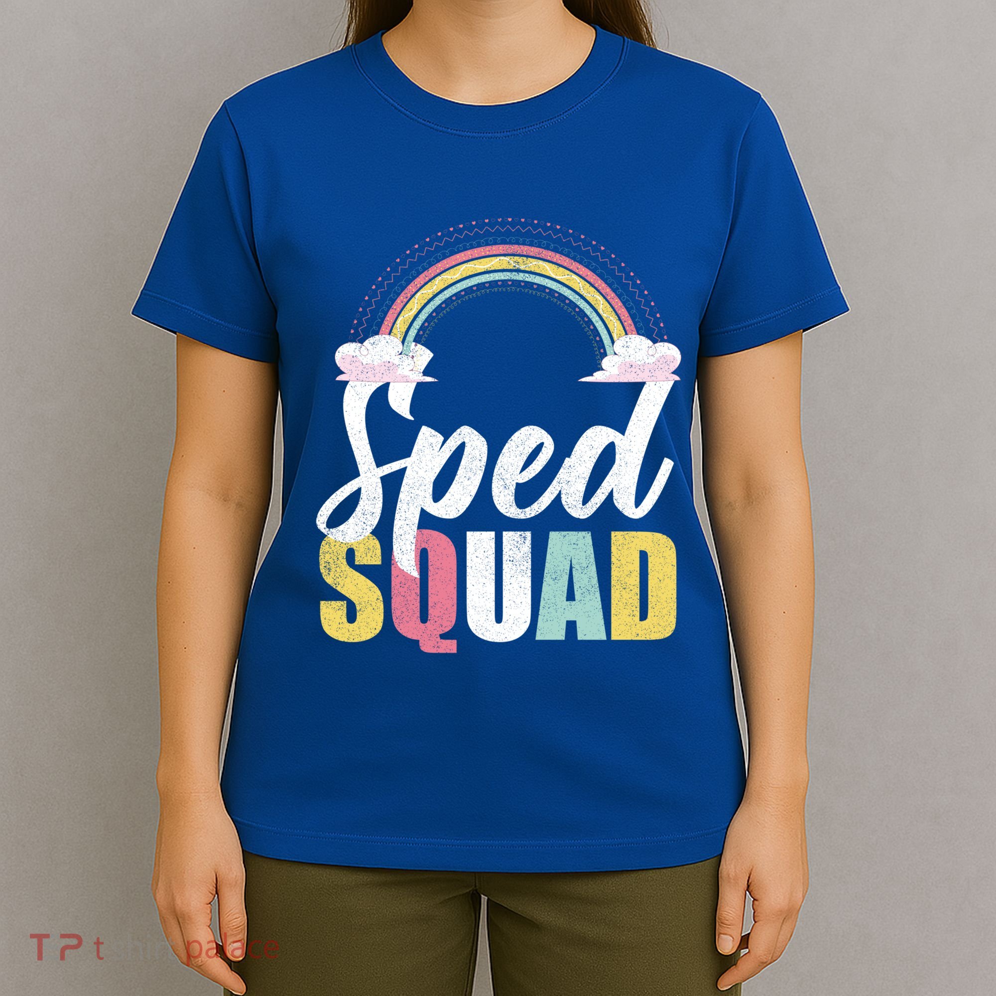 Sped Squad Sped Teacher Rainbow Special Education Teacher Gift T-Shirt