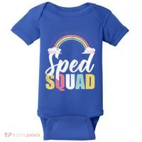 Sped Squad Sped Teacher Rainbow Special Education Teacher Gift Baby Bodysuit thumb 0