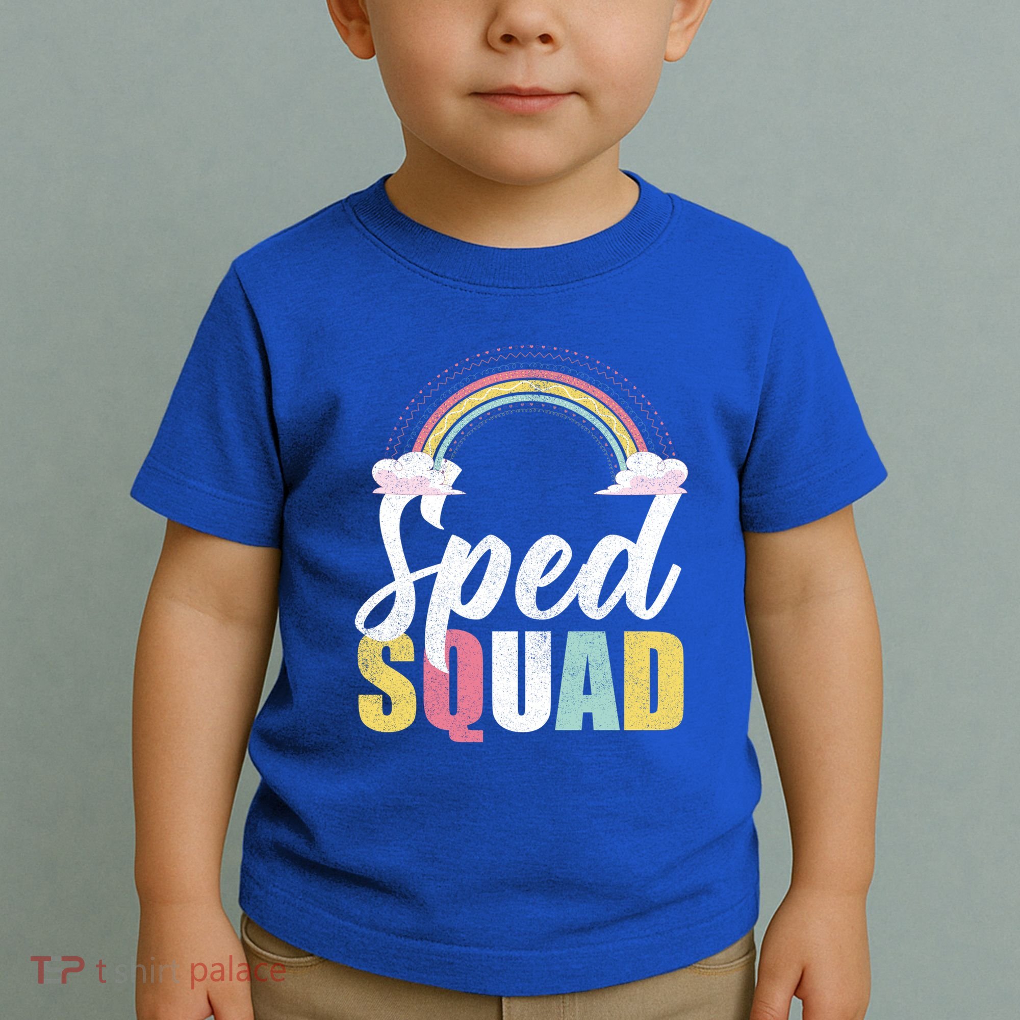 Sped Squad Sped Teacher Rainbow Special Education Teacher Gift Toddler T-Shirt