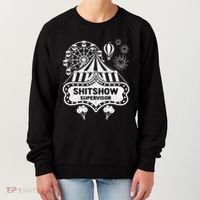 Shit Show Supervisor Funny Boss Ager Teacher And Mom Cool Gift Women's Sweatshirt thumb 0