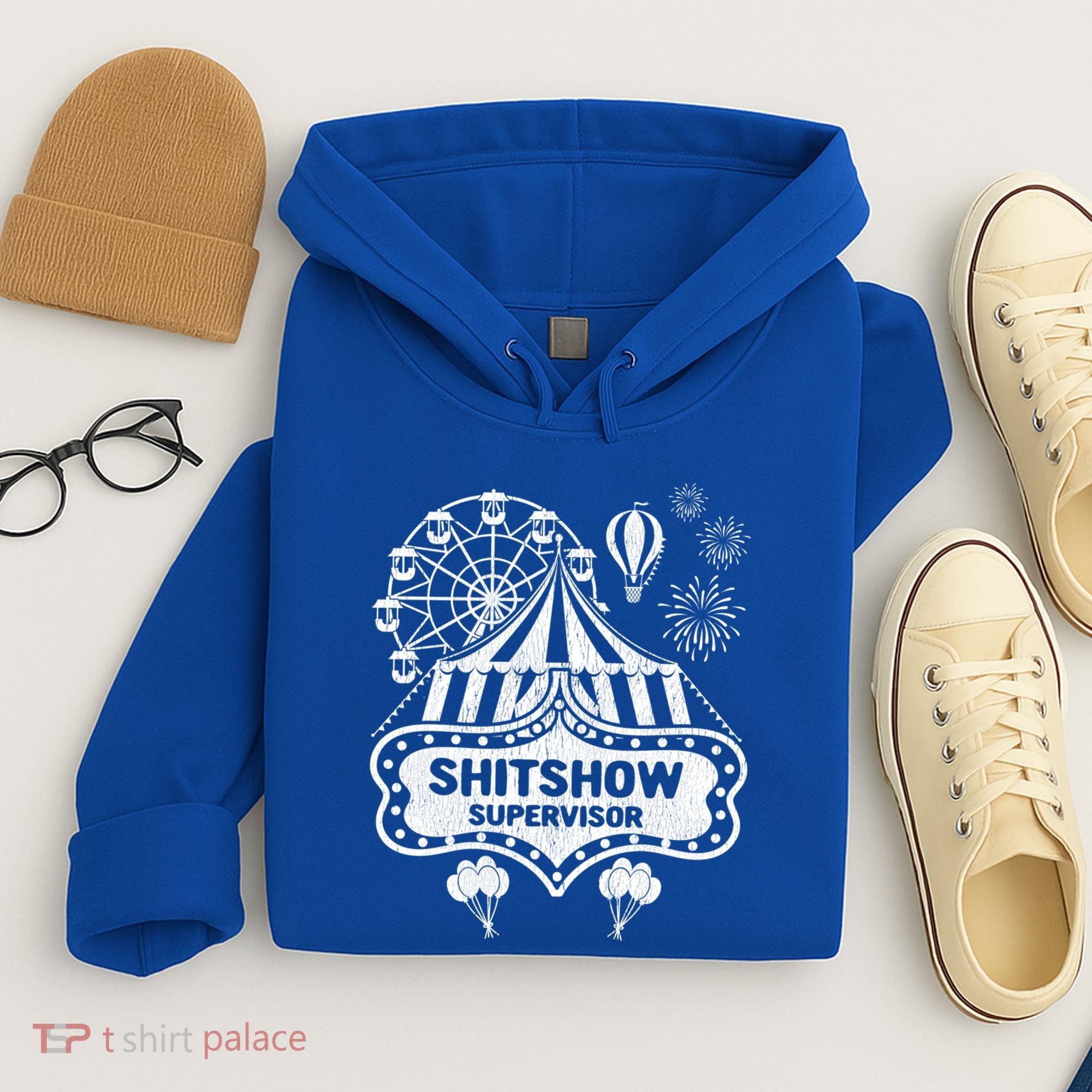 Shit Show Supervisor Funny Boss Ager Teacher And Mom Cool Gift Hoodie