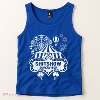Shit Show Supervisor Funny Boss Ager Teacher And Mom Cool Gift Tank Top thumb 2
