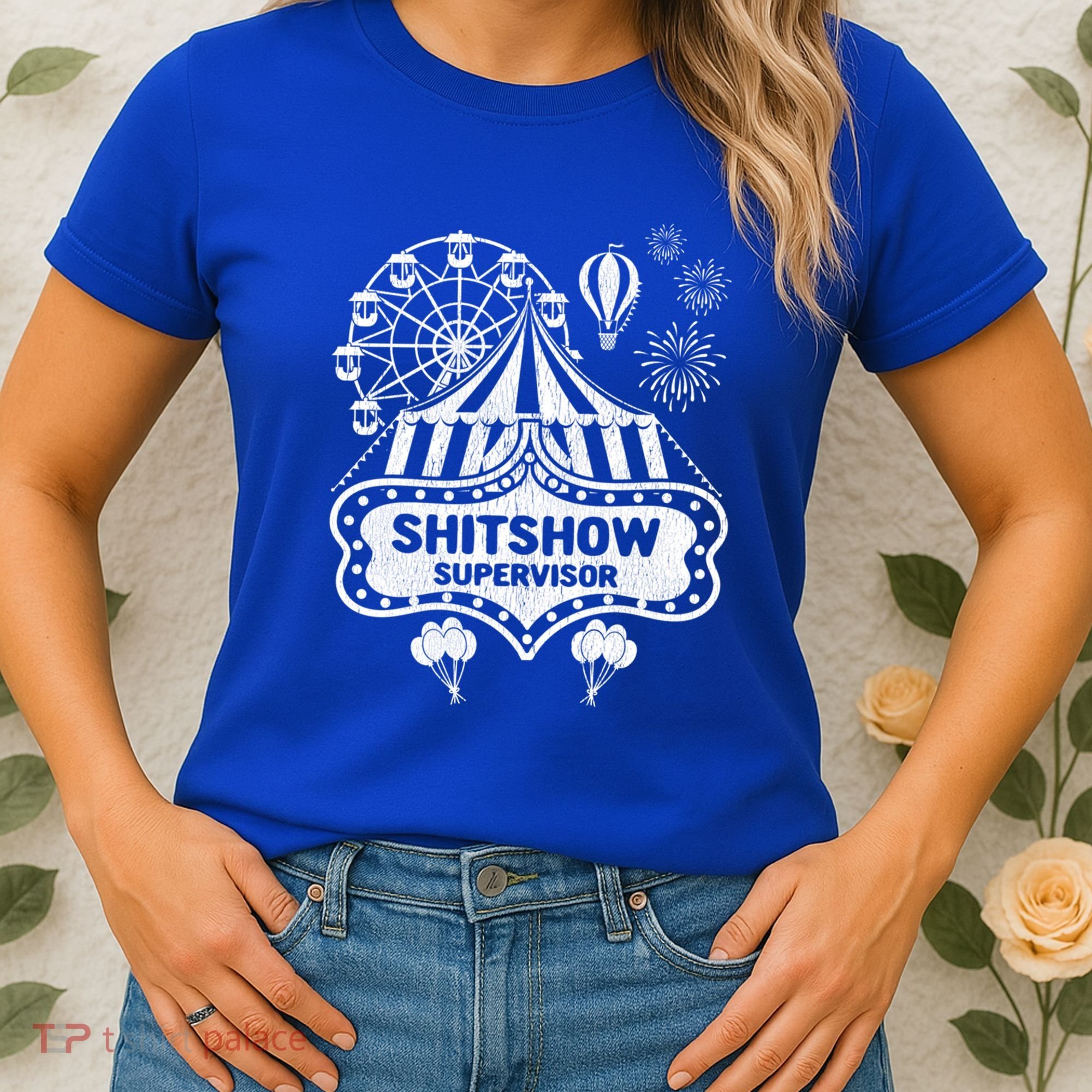 Shit Show Supervisor Funny Boss Ager Teacher And Mom Cool Gift Women's T-Shirt