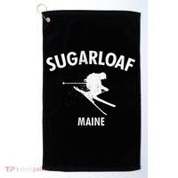 Sugarloaf Skiing Ski Maine Gift Golf Towel thumb 0