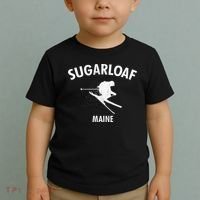 Sugarloaf Skiing Ski Maine Gift Toddler T-Shirt thumb 2