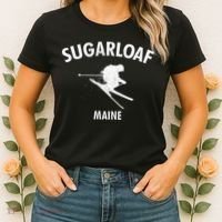 Sugarloaf Skiing Ski Maine Gift Women's T-Shirt thumb 2