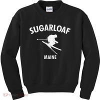 Sugarloaf Skiing Ski Maine Gift Kids Sweatshirt thumb 0