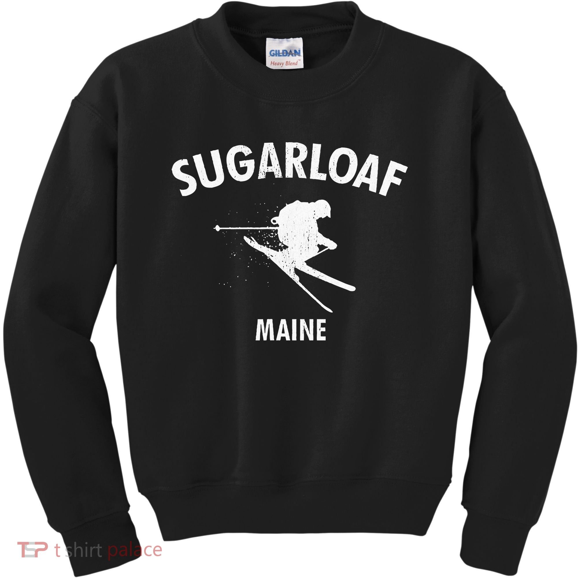 Sugarloaf Skiing Ski Maine Gift Kids Sweatshirt