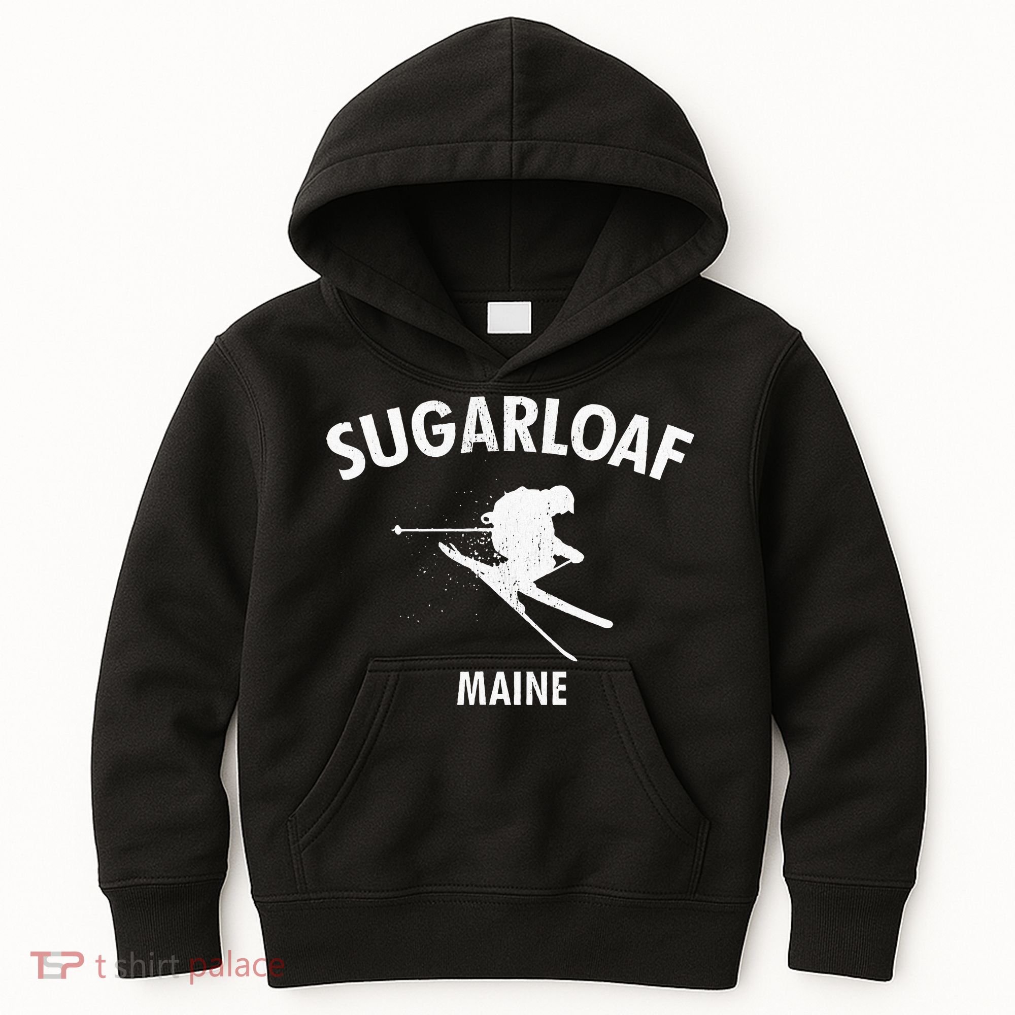Sugarloaf Skiing Ski Maine Gift Kids Hoodie