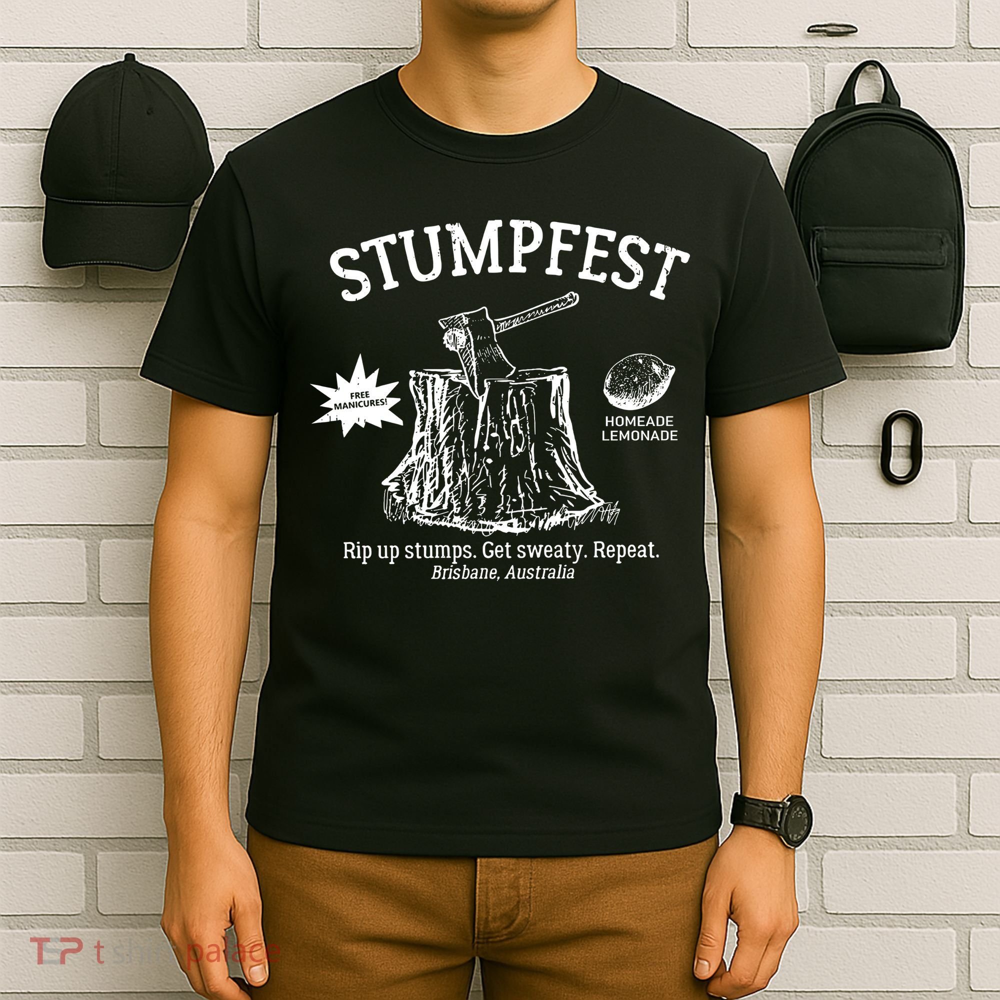 Stumpfest Sketch Stumpfest Brisbane Australia Vintage T-Shirt
