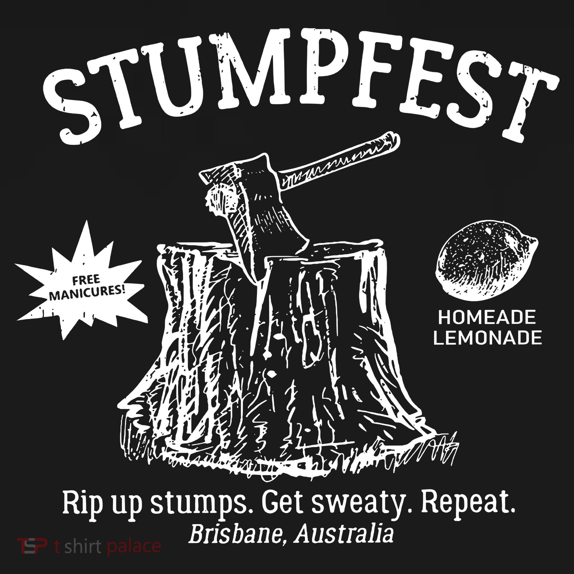 Stumpfest Sketch Stumpfest Brisbane Australia Vintage T-Shirt